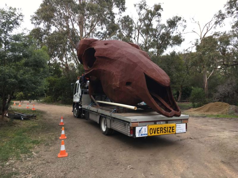 sculpture relocation