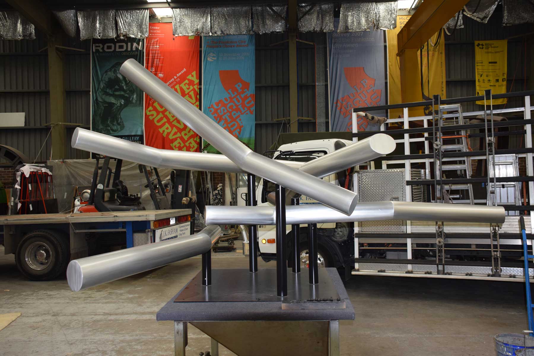 Steel Metal Sculpture Fabrication